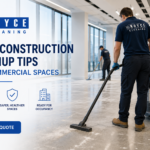 Post-construction commercial cleanup tips for Sydney commercial spaces - Royce Cleaning industrial cleaners